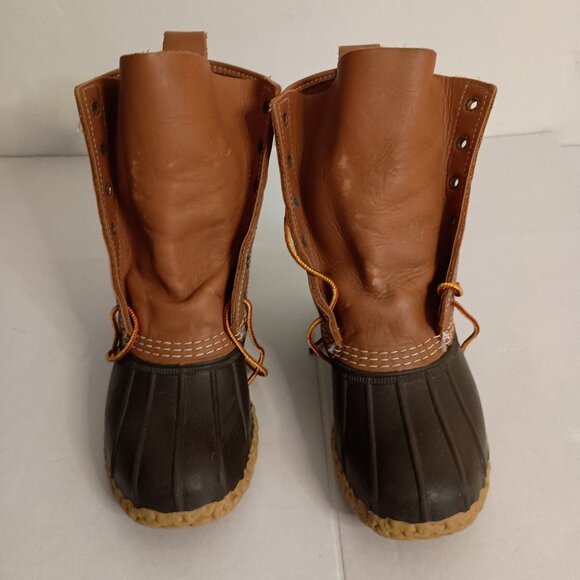 L.L. Bean Women’s Bean Boots Brown Bottom Waterproof Duck Boots Size 6M - Picture 9 of 16